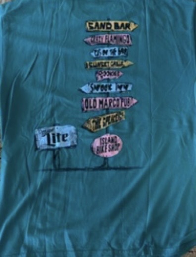 Tour de Taverns The signpost back shirt